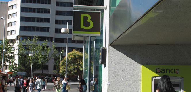 Imagen de una sucursal de Bankia.