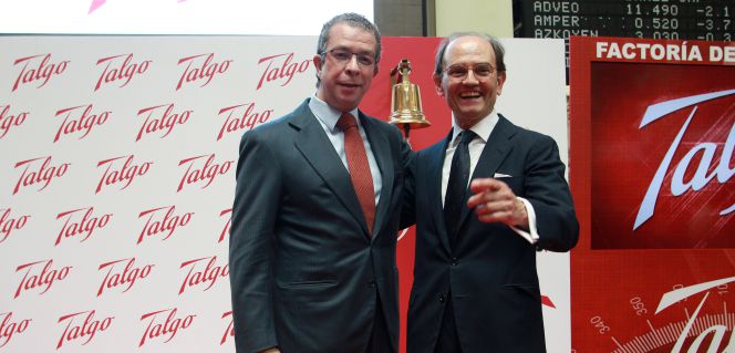 José María Oriol y Carlos Palacio, consejero delegado y presidente de Talgo, respectivamente.