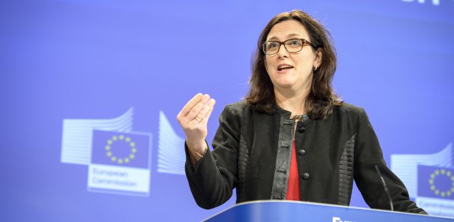 La Comisaria de Comercio en la Comisión Europea, Cecilia Malmström.
