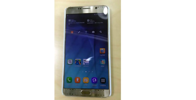 Aparece el Samsung Galaxy Note 5 en dorado mostrando novedades del S Pen