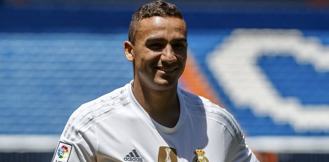 El futbolista brasileño Danilo, en su presentación como jugador del Real Madrid