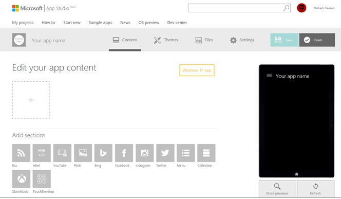 Cómo crear tu propia aplicación para Windows 10