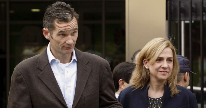 La infanta Cristina y su esposo, Iñaki Urdangarín.