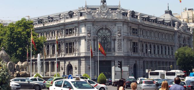 Sede del Banco de España, en la plaza de Cibeles de Madrid.