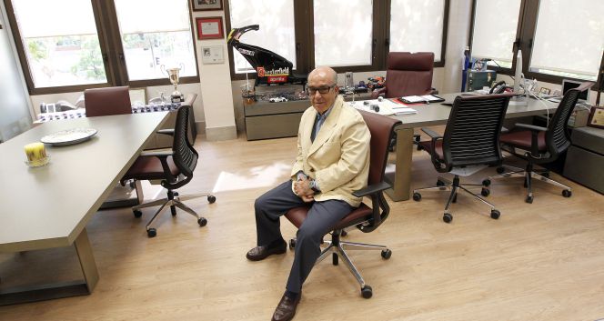 Carmelo Ezpeleta, en su despacho de Madrid