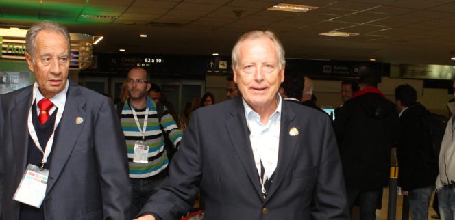 El expresidente de la Junta rectora de Ifema y exalcalde popular de Madrid, José María Álvarez del Manzano (dcha).