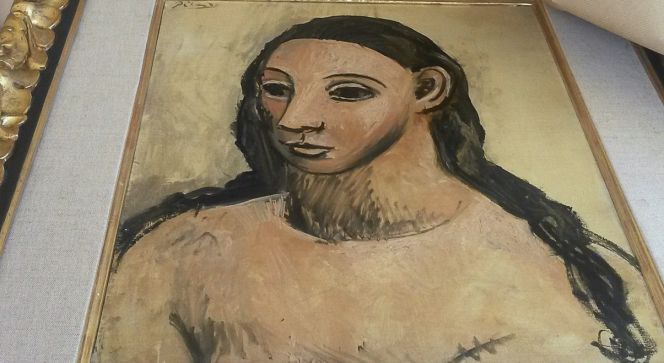 El cuadro de Picasso, inacutado en Córcega.