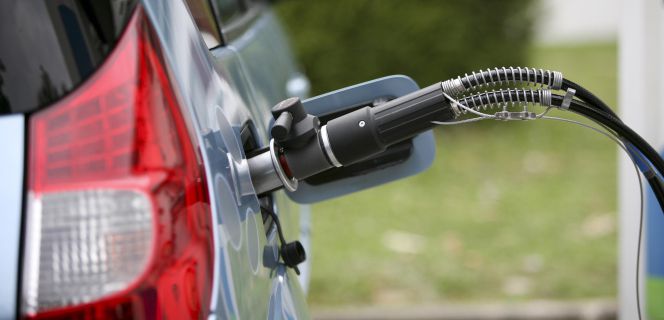 Carga de un vehículo eléctrico