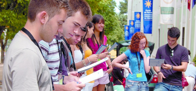 Estudiantes de la Universidad Politécnica de Madrid.