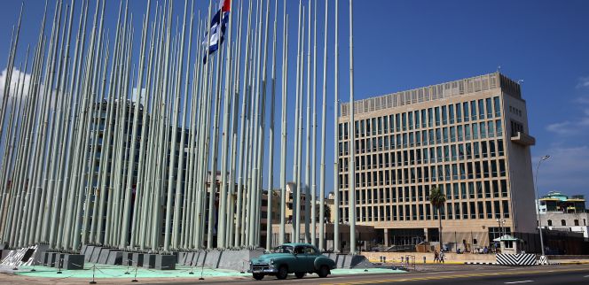 Embajada de Estados Unidos en La Habana este jueves