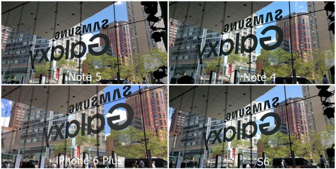 Comparativa de cámara: Samsung Galaxy Note 5 vs Galaxy S6, iPhone 6 Plus y Note 4