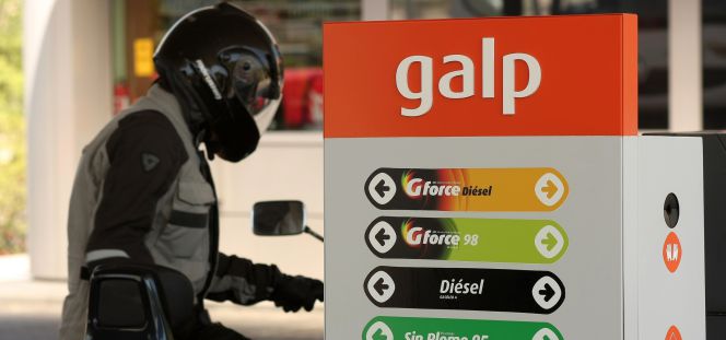 Estación de servicio Galp.