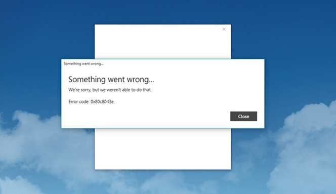 Cómo arreglar el error 0x80c8043e de Windows 10