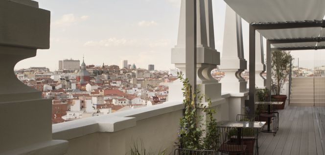 Cocina cosmopolita sobre la Gran Vía de Madrid