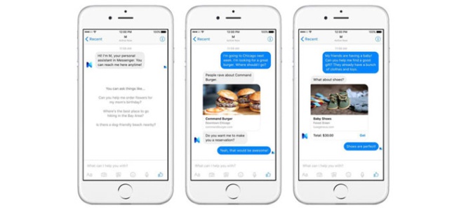 Facebook M, ya es oficial el "Siri" para Messenger de Zuckerberg