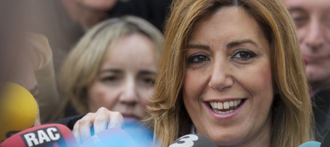 La presidenta de la Junta de Andalucía, Susana Díaz.