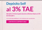 Self Bank sube al 3% la rentabilidad de su depósito Self Bank sube al 3% la rentabilidad de su depósito