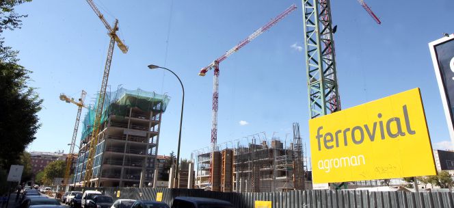 Viviendas en construcción, en la calle Guatemala de Madrid.