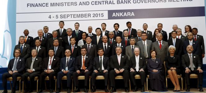 Reunión de los ministros de Finanzas y de los banqueros centrales de los países del G-20, hoy, en Ankara (Turquía).