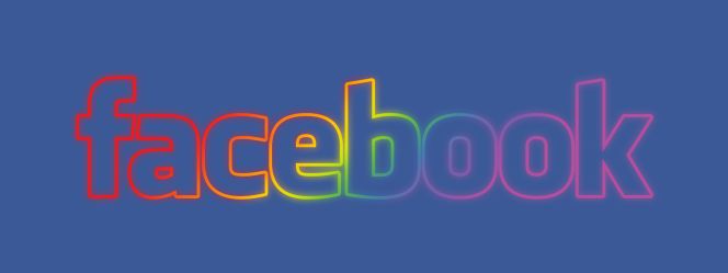 Logotipo de Facebook con colores