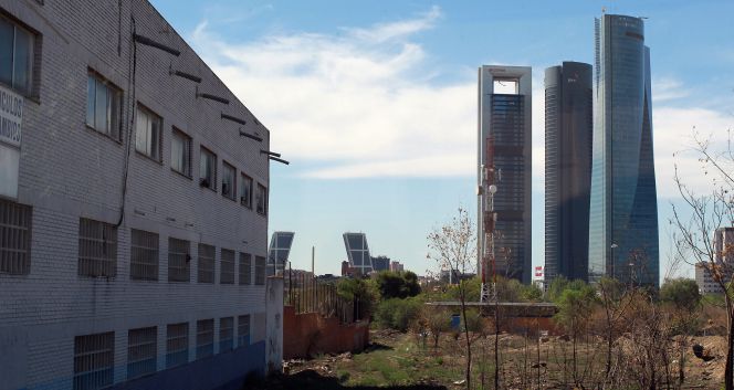 Terrenos donde está planeado el futuro Distrito Castellana Norte.