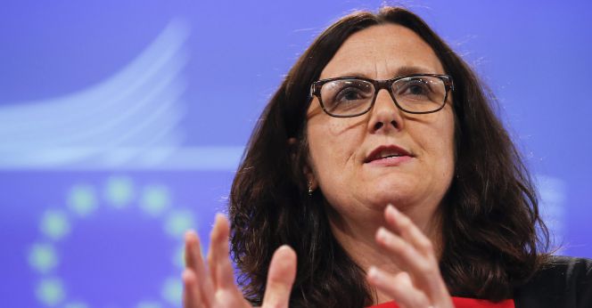 La comisaria europea de Comercio, Cecilia Malmström.