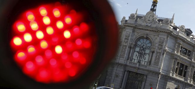 Fachada de la sede del Banco de España en la plaza de Cibeles de Madrid. EFEArchivo