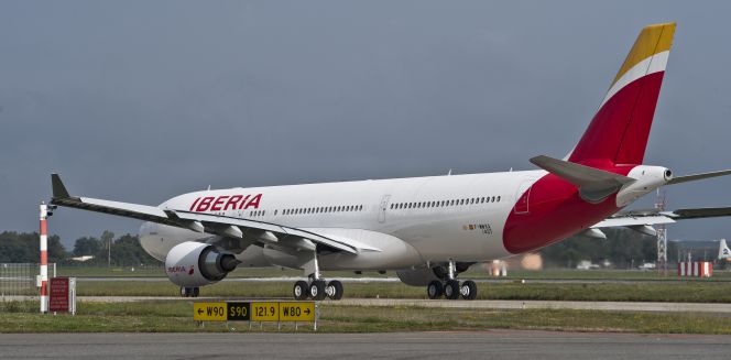 Avión de Iberia.
