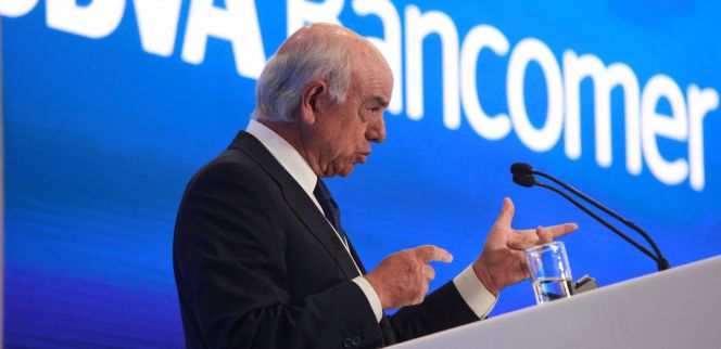 El presidente del grupo bancario español BBVA, Francisco González. EFEArchivo