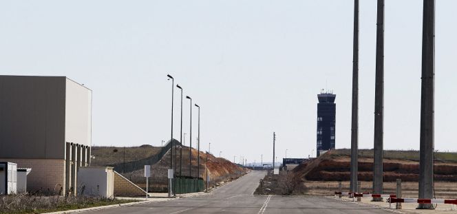 Vista del aeropuerto de Ciudad Real.