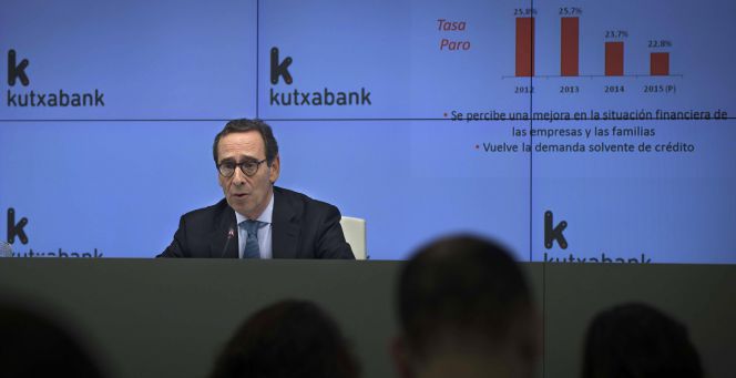 El presidente de Kutxabank, Gregorio Villalabeitia