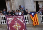 Guerra de banderas en el Ayuntamiento de Barcelona Guerra de banderas en el Ayuntamiento de Barcelona