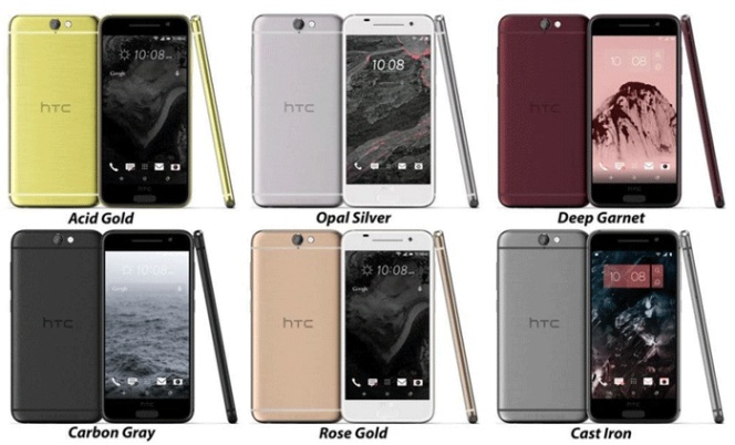 El HTC One A9 confirma su diseño y los colores con los que llegará