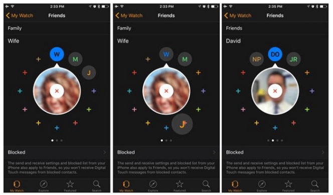 Cómo crear distintos grupos de contactos en el Apple Watch
