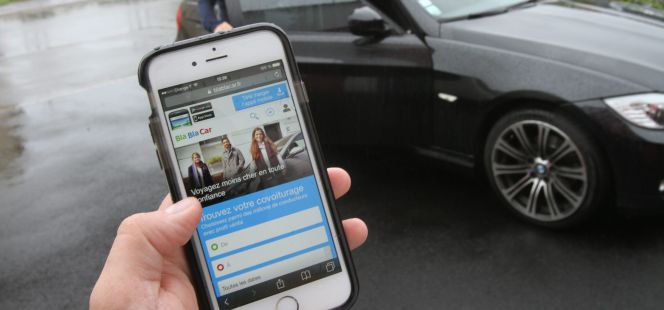 Aplicación móvil de BlaBlaCar.