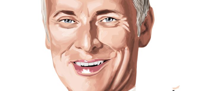 Caricatura de Matthias Müller, nuevo consejero delegado del Grupo Volkswagen.
