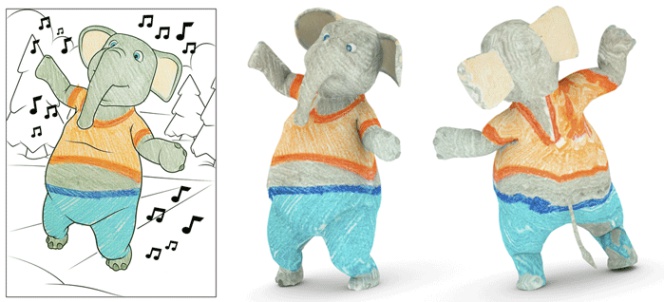Disney da vida en 3D a los dibujos de tus hijos