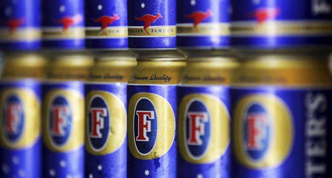 Cervezas Foster.