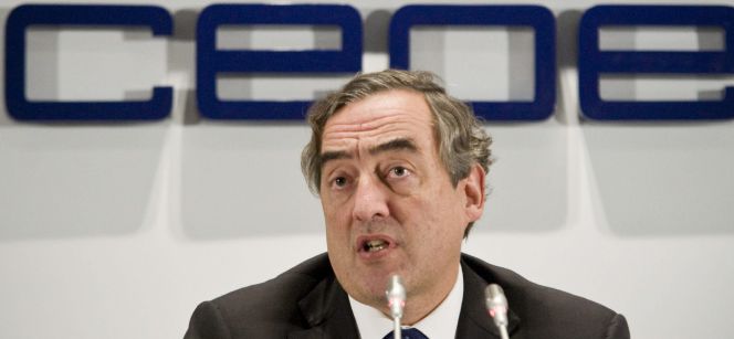 El presidente de la CEOE, Joan Rosell.