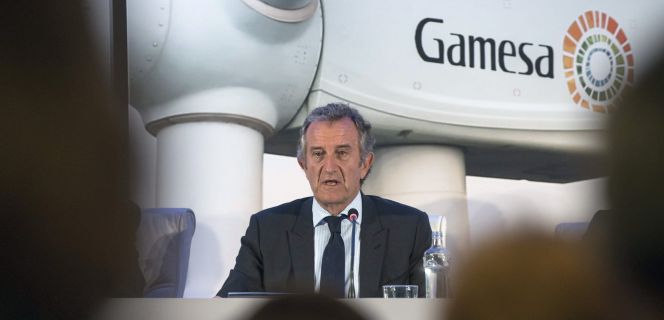 El Presidente de Gamesa, Ignacio Martín