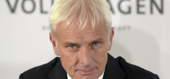 El presidente del grupo Volkswagen y ex presidente del productor de deportivos Porsche, Matthias Müller.