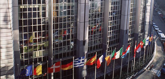 Imagen del Paralmento Europeo en Estrasburgo.