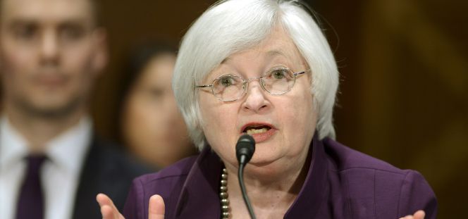 Janet Yellen, presidenta de la Reserva Federa de EEUU.