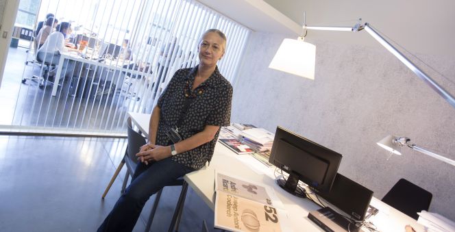 Pilar Vélez, en su despacho