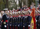 Los Reyes y sus hijas presiden el desfile de la Fiesta Nacional Los Reyes y sus hijas presiden el desfile de la Fiesta Nacional