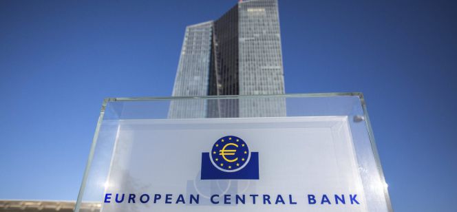 Vista de la sede del Banco Central Europeo (BCE) en Fráncfort (Alemania).