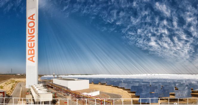 Planta solar de Abengoa.