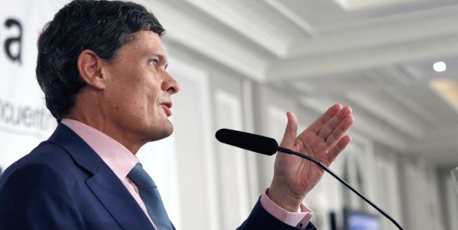 El presidente de la sociedad de gestión de activos, Sareb, Jaime Echegoyen, en una foto de archivo.