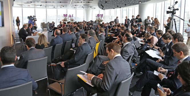 Reunión celebrada en Londres con más de 80 grandes inversores internacionales y fondos de capital riesgo organizada por EY.