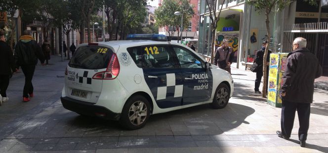 Coche de la Policía Municipal de Madrid.
